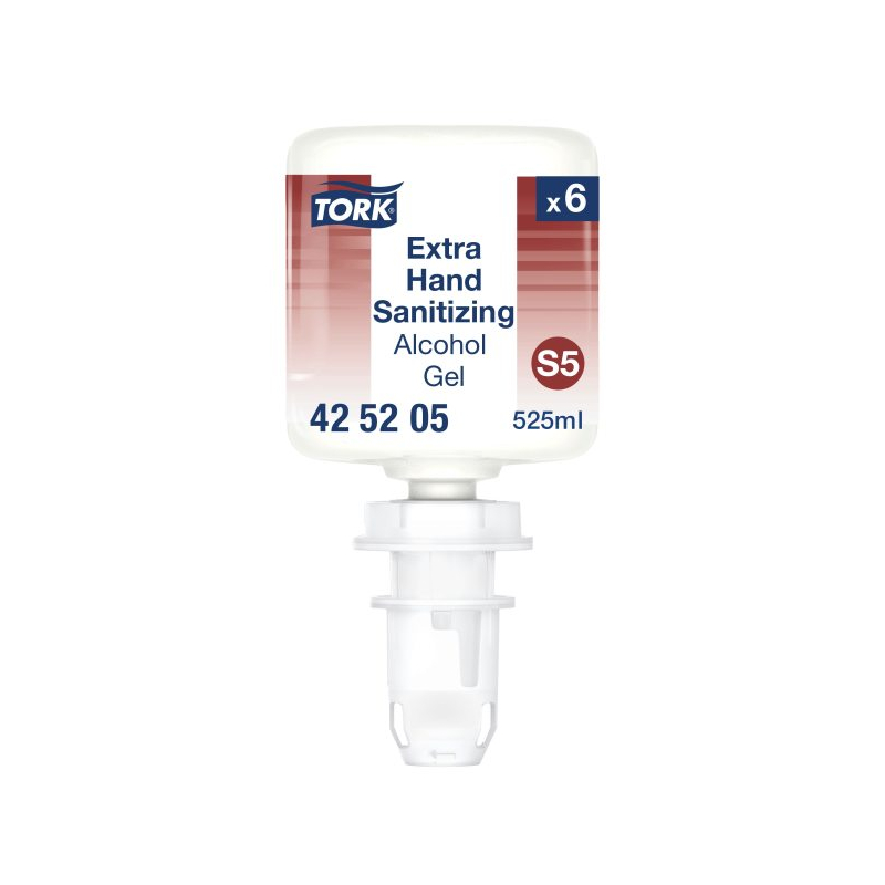 Alkoholowy preparat w żelu S5 TORK 425205 6x 525ml